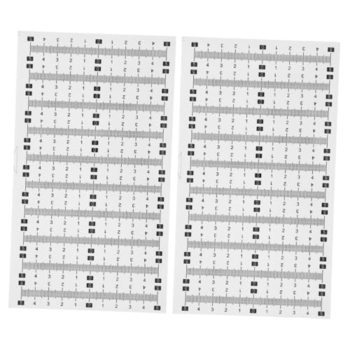 CATIEBYE 2 Set Maßband Mit Selbstklebender Rückseite, Selbstklebendes, Klebriges Maßband, Werkbank-lineal Für Holzbearbeitung, Zeichentisch von CATIEBYE