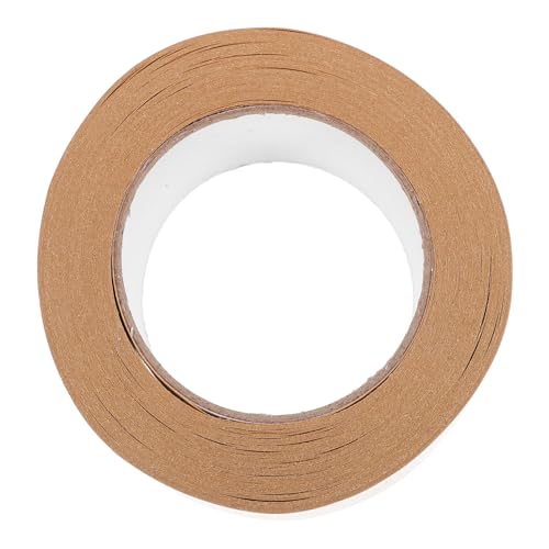 CATIEBYE Hochwertiges Hochviskoses Papiertape Reißfestes Klebeband Für Verpackungen Und Versand x 50 Ideal Für Kartons Kunstrahmen Und Mehr Braunes Packband von CATIEBYE