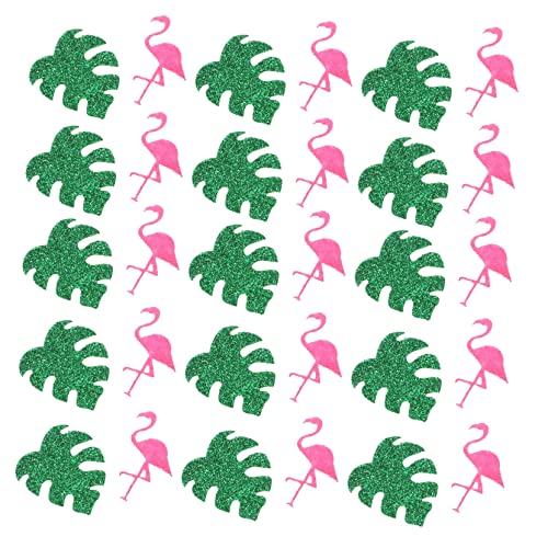 CAXUSD 1 Flamingo-Konfetti hawaii tischdeko celebration partydeko einschulung party supplies partyzubehör Glitzerdekor Dekorationen Konfetti aus Vliesstoff Konfetti-Requisite Nicht gewebt von CAXUSD