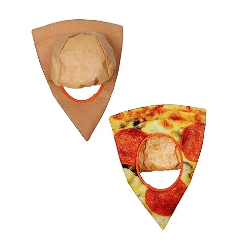 CAXUSD Dekorativer Halloween-überzug in Pizzaform Partyhut Sicher Und Wiederverwendbar Orange Modisch Für Cosplay Weihnachtsparaden von CAXUSD