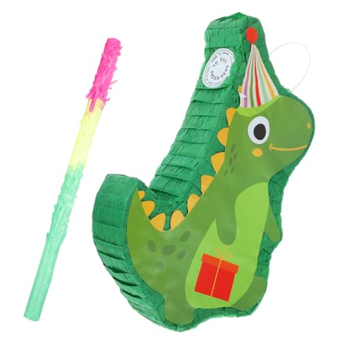 CAXUSD 1 Satz Piñata spaß komfetti schokobretzel süssigkeiten spielwaren draußen Dekor Ornament Dinosaurier-Pinata aus Papier Pinata in Dinosaurierform Pinata-Spielzeug Brautdusche Pinata von CAXUSD