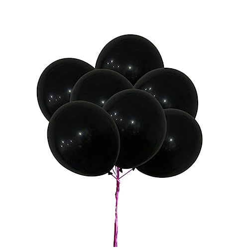 CAXUSD 10 Stück 36 Latexballon zum Geburtstag hochzeits dekoration wedding decoration Festliche Dekoration Weihnachtsfeier Balloons Hochzeit Latexballon Party-Latexballon Black von CAXUSD