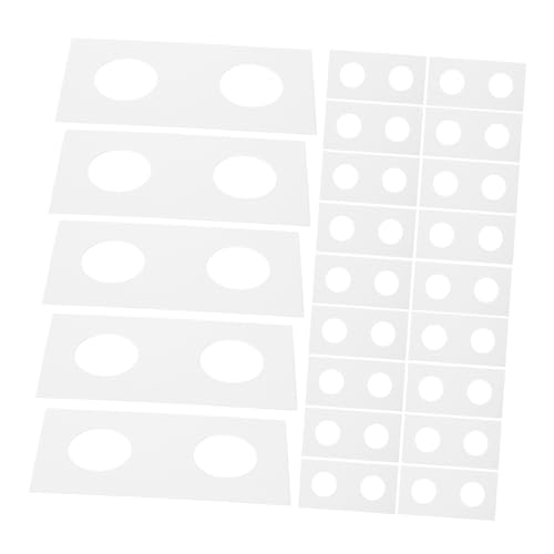 CAXUSD 100st Münz-büroklammer Münzen Münzhalter Transparenter Schutz Münzklammer Münzsammler Bedarf Professioneller Münzkoffer Münzorganizer Für Sammler Münzorganisator Papier Weiß von CAXUSD