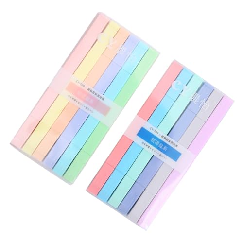 CAXUSD 12 Stk doppelseitiger Textmarker briefpapier set schreibwaren set leuchtreklame Textmarker Stift praktischer Textmarker Markierungsstift Schreibutensilien Textmarker Marker Plastik von CAXUSD