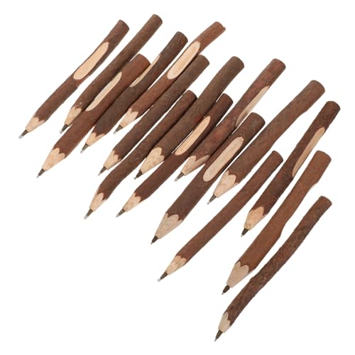 CAXUSD 16st Twig Kugelschreiber Tragbarer Schreibstift Holzstift Für Den Haushalt Tägliches Accessoire Multifunktionsstift Aus Holz Schreibversorgung Tragbarer Kugelschreiber Hölzern von CAXUSD