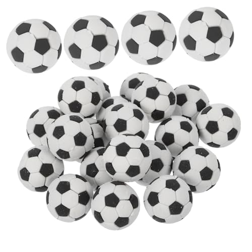 CAXUSD 20 Stück Fußball Radiergummi Schulmaterial für Party Radiergummis Netter geformter Radiergummi Preise im Klassenzimmer Partygeschenk süße Mini-Radierer Schwarz CAXUSD 20 Stück Fußball Radiergummi Schulmaterial für Party Radiergummis Netter geformter Radiergummi Preise im Klassenzimmer Partygeschenk süße Mini-Radierer Schwarz von CAXUSD