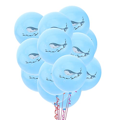 CAXUSD 20st Ballon Delphin- Partyschmuck Emulsion Blue von CAXUSD