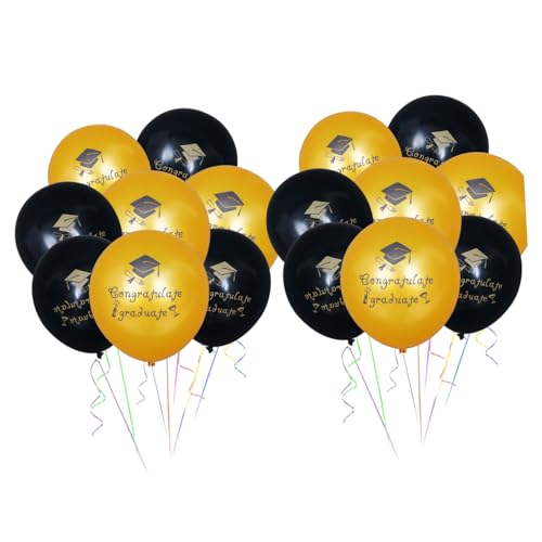 CAXUSD 24St Ballons der Abschlusssaison party ballons partyballons dekoration party partydekoration Home decorations feier hintergrund ballon Feier Ballon Abschluss Ballon Emulsion von CAXUSD