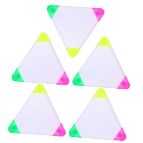 CAXUSD 25 Stk Text Marker Farb Stift Farbige Markierungen Kleine Textmarker Fluoreszierender Stift Studenten Fluoreszierende Stifte Markierungsstifte Für Notizbücher Colorful Plastik von CAXUSD