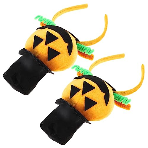 CAXUSD 2St Halloween-Party-Stirnband Kürbis Halloween-Kopf-Bopper Halloween-Ornamente faschingskostüme halloween haarband halloween Halloweenkostüm Haarpflegezubehör Haarreifen Polyester von CAXUSD