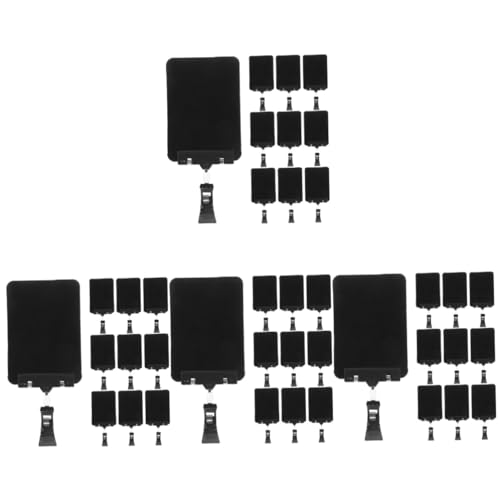 CAXUSD 4 Sätze Obstpreisschild Staffeleien Für Die Präsentation Von Postern Kleiderständern Staffeleiständer Abnehmbarer Einzelhandels Präsentationsständer Halterclip 10 Stück * 4 von CAXUSD