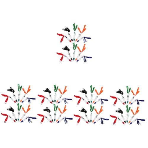 CAXUSD 5 Sätze Lanyard-stift Briefpapier Büromaterial Schreibwaren Stifte Masse Stiftkette Für Den Schreibtisch Punkt Kugelschreiber Für Mehrfarbige Stifte Pp 10 Stück * 5 von CAXUSD