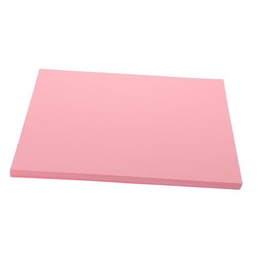 CAXUSD 50 Blatt A4 Farbkarton Rosa Kartonpapier Kartenherstellungsset Briefpapier Pastellkarton Farbiges Papier Für Scrapbooking Kartonpapier Spiegelkarten Basteldruckerpapier von CAXUSD