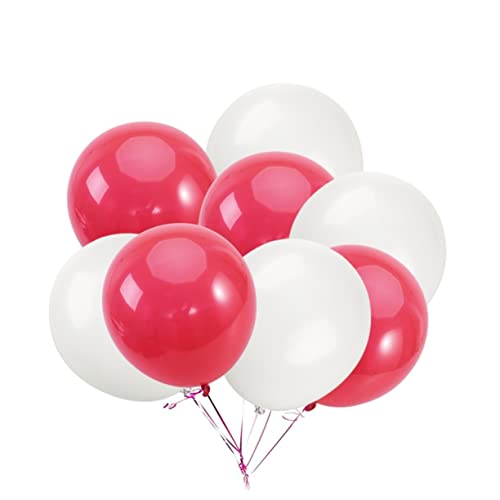 CAXUSD 50 Stück Partydekoration hochzeitslaken hochzeitsbingo luftballone ballongas balongas rote Geburtstagsdekoration Hochzeitsballons hochzeitsdeko Partyballons perlmuttartiger Ballon von CAXUSD