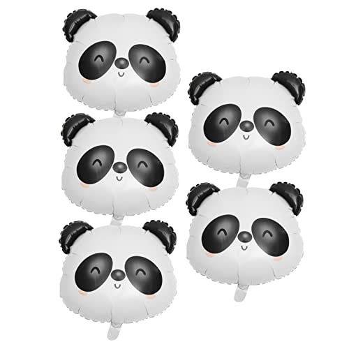 CAXUSD 5st Panda-ballon Ballon Glänzen Klare Luftballons Wild Lebende Ballons Ballonaufblasgerät Ballonbogenstreifen Ballon Steht Für Boden Ballongewichte Bausatz Aluminiumfolie von CAXUSD