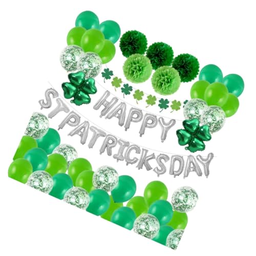 CAXUSD 70 Stück 1 Satz Zubehör für Partydekoration seidenband bandfeile partygeschenke ribbons party party sachen st patricks day party luftballons kit Deko-Ballon Ballons von CAXUSD