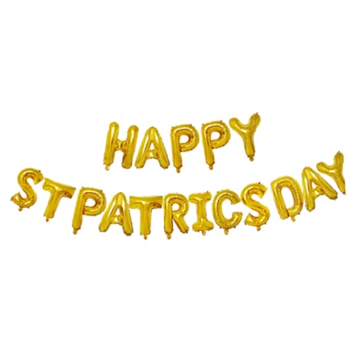 CAXUSD Ballon-Party-Dekoration konfettiballone st patricks day decorations Happy St Patricks Day balloons green balloons wasserballons balongas Partyballons Party-Latexballons Golden von CAXUSD