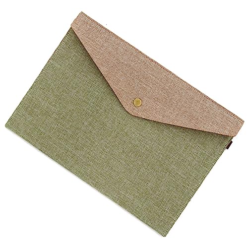 CAXUSD Dokumentenorganisator aufbewahrungssack storage pockets organizer storage bags telefone kettelstifte pen Dateiordner Aktenordner aus Papier Dokumententasche Dokumentenkoffer Green von CAXUSD