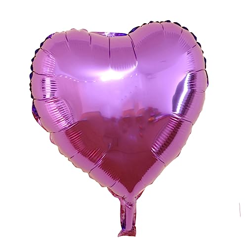 CAXUSD Herzform Ballons Folienballons Rosé Und Pink Für Hochzeits Und Geburtstagsdeko Party Supplies Mit Glitzer Design von CAXUSD