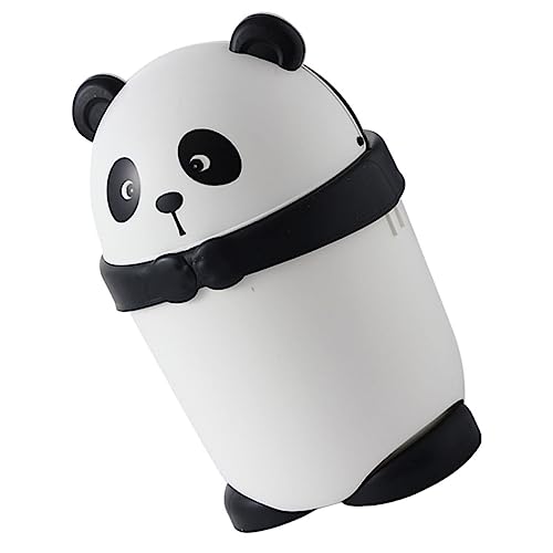 CAXUSD Kawaii Panda ülleimer Für Kinderzimmer üßer Abfalleimer Mit Druckdeckel Cartoon ülltonne Für Niedliche Aufbewahrung von CAXUSD