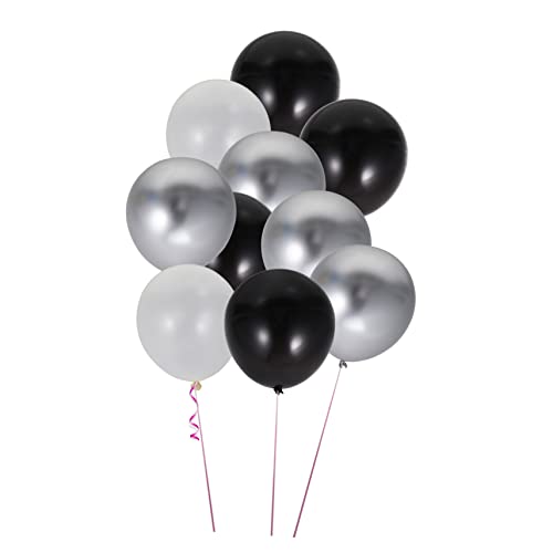 CAXUSD 50-teiliges Set mit 12 bunten Konfetti-Pailletten-Latex-Luftballons Dekorationen für den Hochzeitstag Geburtstagsparty-Zubehör Foto-Requisiten für Veranstaltungen im Innen- und Außenbereich von CAXUSD