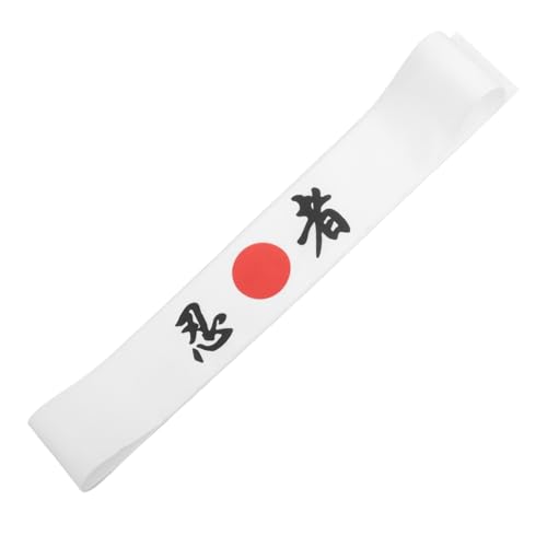 CAXUSD Kopftuch im japanischen Stil karate zubehör karate stirnband ninja stirnband Karate Kopfband Koch liefern Karate-Trainingsstirnband breites Stirnband Koch-Stirnband Polyester von CAXUSD