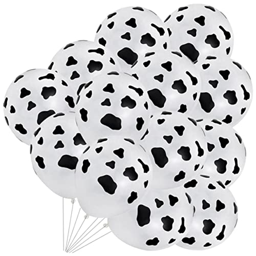 CAXUSD Animals Party Luftballon Deko Kuhballons Lustige Kuh Motivballons Für Kindergeburtstagsfeiern Cowboy Themen Partydekorationen Ideale Luftballons Für Kinderpartys Kuh Luftballons von CAXUSD