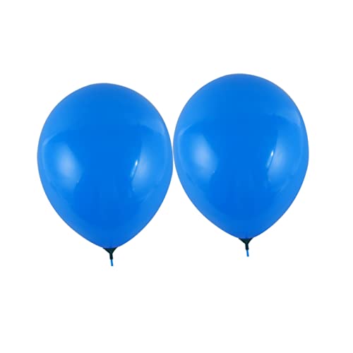 CAXUSD Latexballons Set Glänzende Deko Ballons Für Partys Geburtstagsfeiern Blaue Latexballons Und Glänzende Ballons von CAXUSD