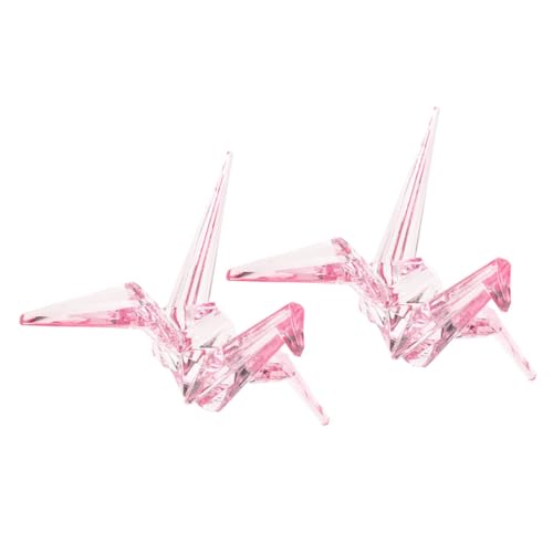 CAXUSD 2 Stück Origami Modelle Aus Acryl Tischdekoration Bastelarbeiten Für Kinder Weihnachtsdeko CAXUSD 2 Stück Origami Modelle Aus Acryl Tischdekoration Bastelarbeiten Für Kinder Weihnachtsdeko von CAXUSD