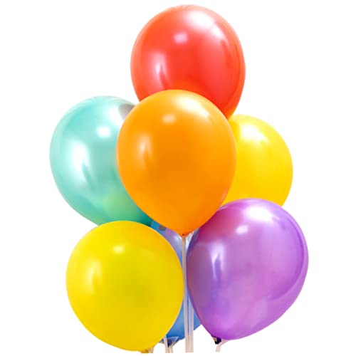 CAXUSD Perlen Latexballons Leuchtenden Farben Zufällige Farben Ideal Für Geburtstagsfeiern Hochzeiten Und Festlichkeiten Bunte Luftballons Zur Dekoration von CAXUSD