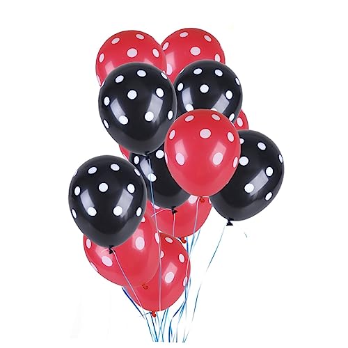 CAXUSD Polka Dot Latexballons Und Für Festliche Dekorationen Zu Hochzeiten Und Geburtstagsfeiern von CAXUSD