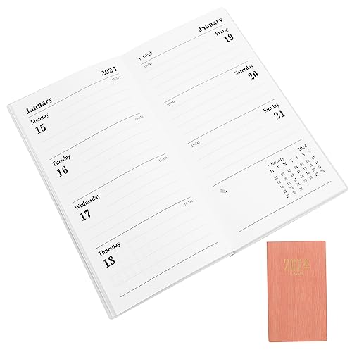 CAXUSD Tagebuch Kleiner Taschenkalender Tagespläne Kalender Agenda Notizbuch Für Die Arbeit Tagesplaner Notizblock Planerbuch Tagesplaner Notizbuch Tagesaufgabenplaner von CAXUSD