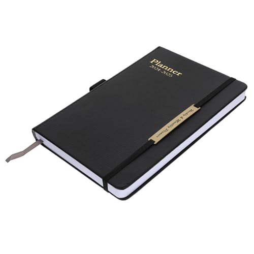 CAXUSD büromaterial office supplies Arbeitsplaner the notebook Terminkalender Tagebuch Zeitplan Buch journal planer Agenda Notizblock Reise-Notizbuch Zeitplaner Papier Black von CAXUSD