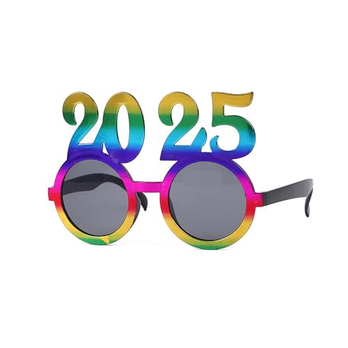 CAZSTYK Leichte 2025 Neujahrsparty-Brille, Feiertage, Partys, Neuheit, Brillenrahmen, geeignet für jedermann von CAZSTYK