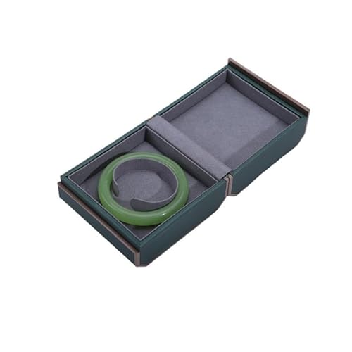 CBFGGOEUDFBS Schmuckschatulle, Schmuckverpackungsbox, Etuis for Ringe, Halsketten und Armbänder, Schmuckgeschenkbox, Ohrringaufbewahrung(Green10*10.8 * 7.3cm) von CBFGGOEUDFBS