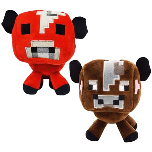 CBOSNF 2PCS Mine-Craft Plüschtiere,Creeper Plüsch Mine-Craft Doll,Creeper Peripheral Derivative,Mine-Craft Plüschtiere Sind Von Videospielen Inspiriert,Kinder Geburtstag Geschenk Fan Memorabilia von CBOSNF