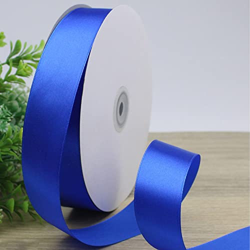 CC wonderland zone Satinband Blau(91m x 25mm) Dekoration Geschenkband,Schleifenband Dekoband Stoffband für Hochzeit von CC wonderland zone