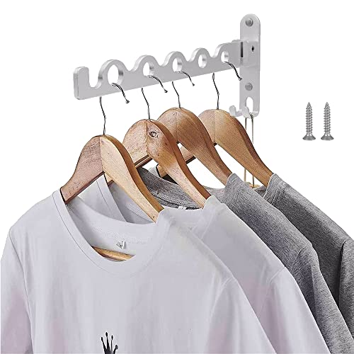 Platzsparend Wand Kleiderlüfter, klappbar Aluminum Kleiderhaken, Wand Kleiderstange, Wand Kleiderständer Klappbar, Mit Schrauben, für Wohnzimmer, Bad, Schlafzimmer, Büro, Schrank Platzsparend Wand Kleiderlüfter, klappbar Aluminum Kleiderhaken, Wand Kleiderstange, Wand Kleiderständer Klappbar, Mit Schrauben, für Wohnzimmer, Bad, Schlafzimmer, Büro, Schrank von CCYY