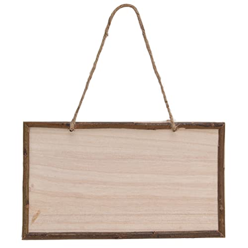 Personal Isiertes Holzbrett Hängendes Tür Schild, Kleines Hauszeichen für Vordertüren, 10 Stück Holzscheiben DIY Retro Einfaches Aussehen Holzstück Anhänger, Mini Holz Hängende von CDQL