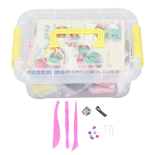 Polymer-Ton-Sets, Handgefertigter Farbiger DIY-Ton, Modelliermasse-Set, Modelliermasse für Kinder, Modelliermasse für Kinder, DIY-Starter-Kits, Hochduktile, Plastische Formmasse von CDQL