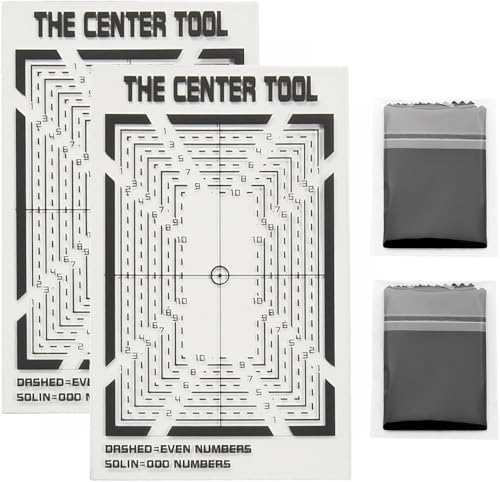 CDXHOME Legends Karten-Zentrierwerkzeug-Set, 2-teilig, Präzisionskarten-Werkzeug für PSA- und BGS-Einreichungen von Karten, präzise Kartenzentrierung – mit Reinigungstuch von CDXHOME