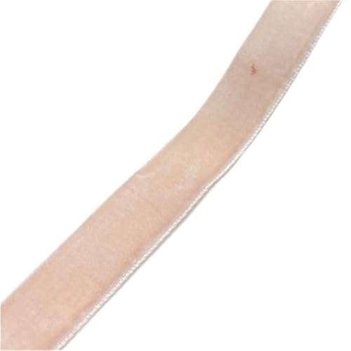 CEHJZQRPL Samtband 38 mm x 2 Yards Band for Partygeschenkboxen, Fransen-Samtband 6–38 mm Breite, 28 Farben, dekorative Bänder for Fotografien(Pastel Pink,10mm x 5yards) von CEHJZQRPL