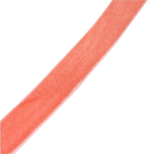 CEHJZQRPL Samtband 38 mm x 2 Yards Band for Partygeschenkboxen, Fransen-Samtband 6–38 mm Breite, 28 Farben, dekorative Bänder for Fotografien(Watermelon Red,10mm x 5yards) von CEHJZQRPL