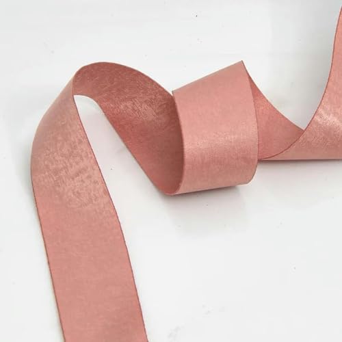 CEHJZQRPL Samtband Doppelseitiges Samtband, handgefertigt, for Hochzeitsdekoration, DIY-Blumenstrauß, Haarschmuck, Geschenkband, 4 cm, 9,1 m(Pink) von CEHJZQRPL