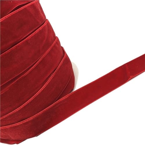 Samtband Farbe: Einseitig, 3/5 Yards, 6 mm – 38 mm, Polyesterseide, efeugrün, kokosnussbraun, grau, Samtschleifen(Sapphire,20mm x 5yards) von CEHJZQRPL