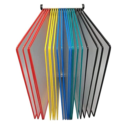 Wand-Display Board System, 20 Seiten, for Büro, Werkstatt, Restaurant, A4-Dokumentenreferenz und -aufbewahrung, verschiedene Farben von CEHJZQRPL