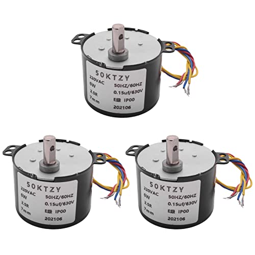 CENMEN 3 x 50 Ktyz Ac 220 V 10 W 0,5 A 2,5 R / Min Permanentmagnet, Synchronmotor, Getriebe-Reduzierungsmotor, AC / CW von CENMEN