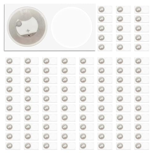 CENMEN 300 StüCk NFC Ntag216 Aufkleber Ntag216 NFC Tags NFC 216 Tag Ntag216 NFC Karten 13,56 MHz NFC Tag Aufkleber 888 Bytes Speicher von CENMEN