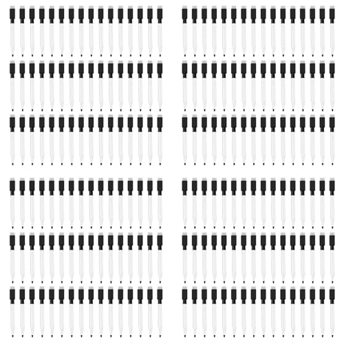 CENMEN Magnetischer Whiteboard-Stift, LöSchbarer Marker, 192Er-Pack Whiteboard-Marker, Trocken Abwischbarer Marker mit LöSchkappe, Schwarz von CENMEN