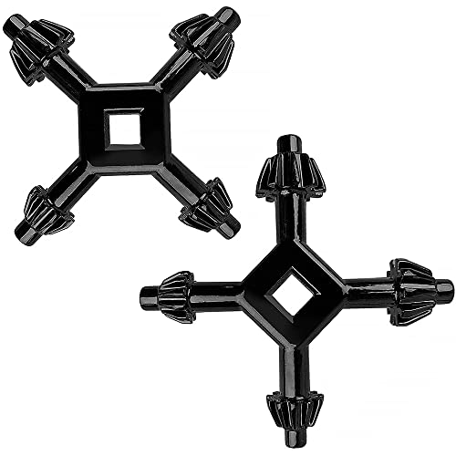 CENPEK 2 Stück 4 in 1 Bohrfutterschlüssel, Universal Bohrfutterschlüssel Multifunktions-Bohrer Chunkschlüssel Hand Elektrobohrer Bohrfutter Schlüssel von CENPEK